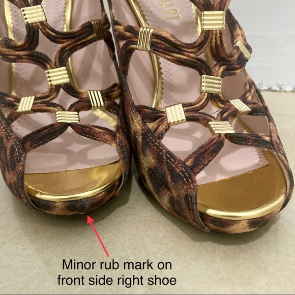 Colin Stuart Statement Heels, Animal Print pattern, Size 7 - Picture 9 of 14